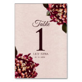 Blush en Bourgogne Kaart (Achterkant)