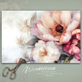  Blush en Cream Peony Bloemen Decoupage Tissuepapier