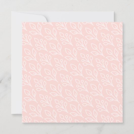 Blush en Gold op mijn beste feestdag (Achterkant)