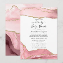 Blush en Gouden Agaat Drive By Shower