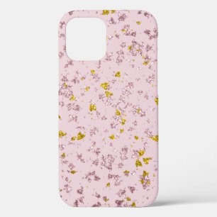 Blush- en goudglittervlokken Case-Mate iPhone case