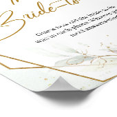 Blush en groen Hoe oud was de aanstaande bruid Poster (Hoek)