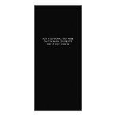 Blush en marmer | Salon Price List Services Reclamekaart (Achterkant)