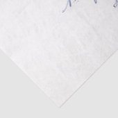 Blush en Navy Floral Ephemera Series Design 9 Tissuepapier (Detail)