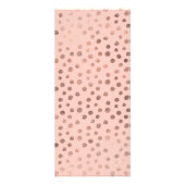 Blush en roze gouden glinster schoonheidssalon die reclamekaart (Achterkant)