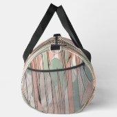 Blush en Sage Abstracte strepen Plunjezak (Rechts)