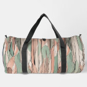 Blush en Sage Abstracte strepen Plunjezak (Achterkant)