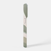 Blush en Sage Botanische Abstract – Zachte Moderni iPhone Hoesje (Rechterkant)