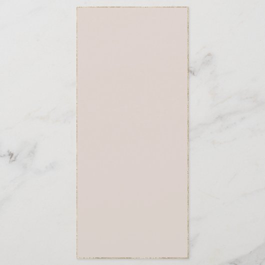 Blush en Sage Wildflower Spring Wedding Menu (Achterkant)