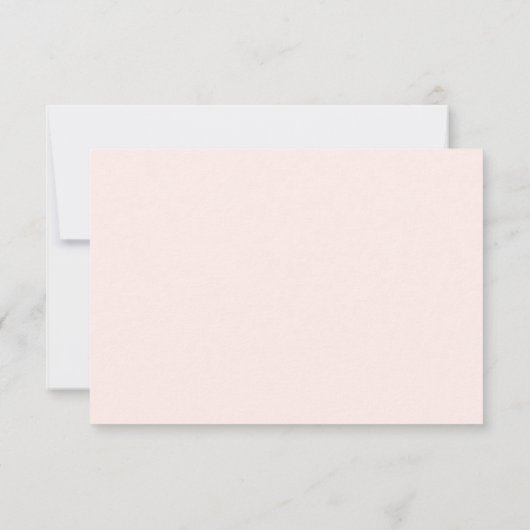 Blush en Terracotta Geometric Swirl Wedding RSVP Kaartje (Achterkant)