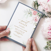 Blush & Eucalyptus Bloemzoet 16 Verjaardag Kaart