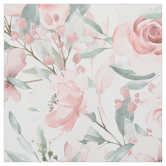 Blush Eucalyptus Garden Stof (Swatch)