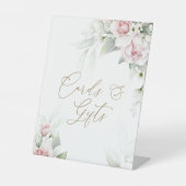Blush & Eucalyptus Kaarten & cadeautenteken Reclamebord Met Voetstuk (Voorkant)