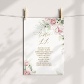 Blush & Eucalyptus Tabel Nummer 11 Zitkuur Kaart