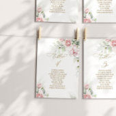 Blush & Eucalyptus Tabel Nummer 4 Zitkuur Kaart