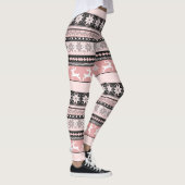 Blush Fair Isle Pattern Leggings (Rechts)