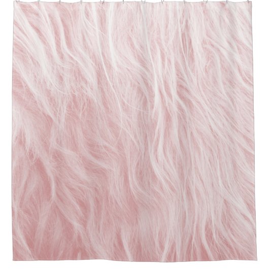 Blush Faux Highland Koe Fur #1 (Faux Fur) #animal Douchegordijn (Voorkant)