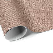 Blush Faux Linen (linnen look) Cadeaupapier (Rol Hoek)