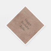 Blush Faux Linen (linnen look) Servet (Hoek)