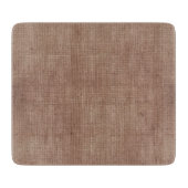 Blush Faux Linen (linnen look) Snijplank (Voorkant)
