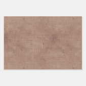 Blush Faux Linnen (linnen look) Zilver Glitter Inpakpapier Vel (Voorkant)