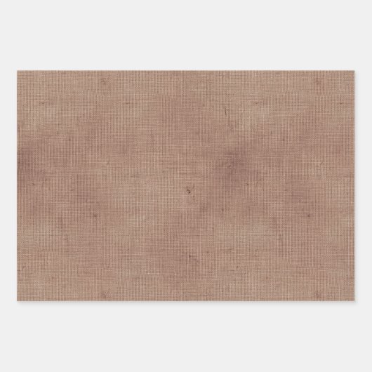 Blush Faux Linnen (linnen look) Zilver Glitter Inpakpapier Vel (Voorkant)