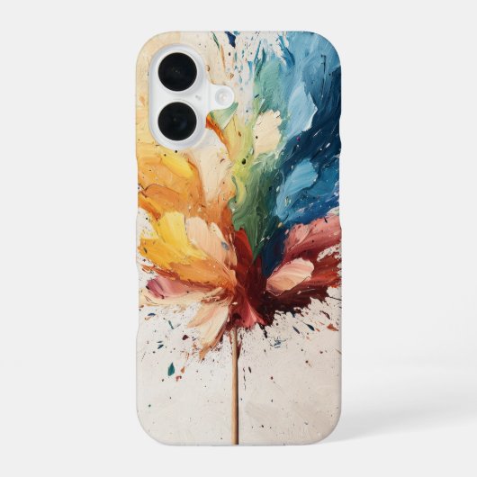 Blush Firefly iPhone 16 Hoesje (Achterkant)