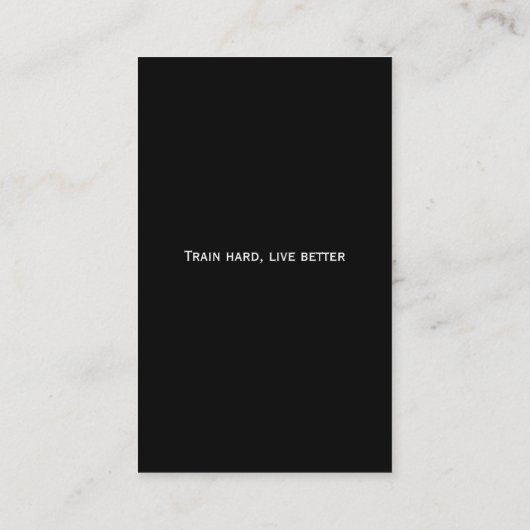 Blush Fitnessprogramma Personal Trainer Visitekaar Visitekaartje (Achterkant)