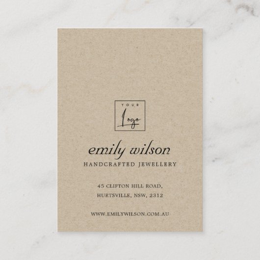 BLUSH FLORAL AFSTUDEREN KETTING DISPLAY CARD PLAATSKAARTJE (Achterkant)