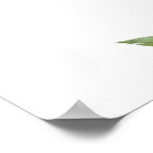 Blush Floral and Glass Vrijgezellenfeest Poster (Hoek)