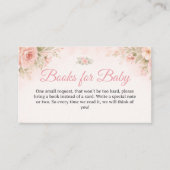 Blush Floral Baby in Bloom Books for Baby Informatiekaartje (Voorkant)