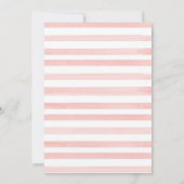 Blush Floral Baptisme Kaart (Achterkant)