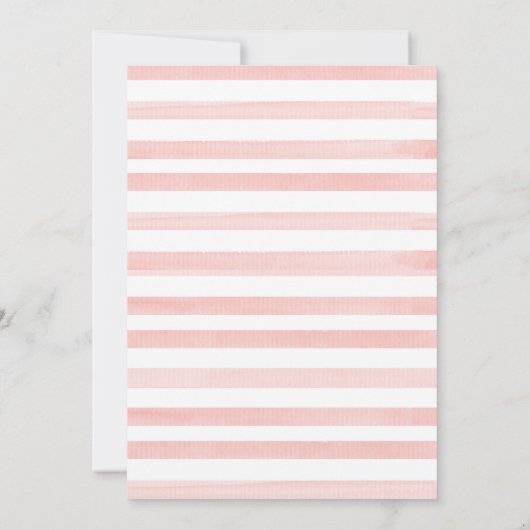 Blush Floral Baptisme Kaart (Achterkant)