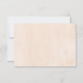 Blush Floral bedankt je kaart, Greenery Notitiekaartje (Achterkant)