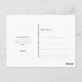 Blush Floral Butterfly Baby shower Dank u wel Briefkaart (Achterkant)