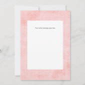 Blush Floral Butterfly Baby shower Hartelijk dank Kaart (Achterkant)