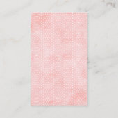 Blush Floral Butterfly Luier Raffle Insert Visitekaartje (Achterkant)