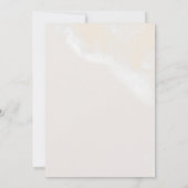 Blush Floral Butterfly Marble Waterverf Wedding Kaart (Achterkant)