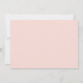 Blush Floral Cactus Succulents Vrijgezellenfeest Kaart (Achterkant)