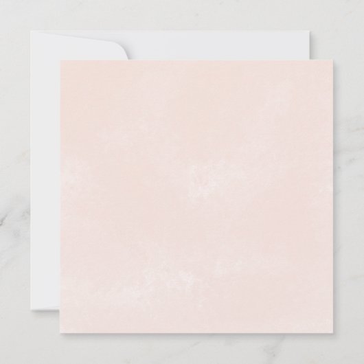 Blush Floral Canopy Wedding Kaart (Achterkant)