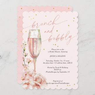 Blush floral chic brunch en bruisende champagne in kaart