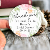 Blush Floral Dank u vrijgezellenfeest Ronde Sticker