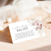 Blush Floral & Dusty Roos Neem een recept mee Informatiekaartje