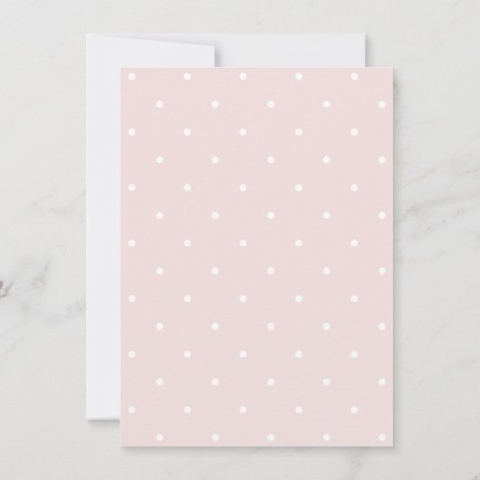  Blush Floral en Gold Cross Photo Baptisme Bedankkaart (Achterkant)