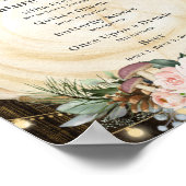 Blush Floral Enchanted Forest Signature Cocktails Poster (Hoek)