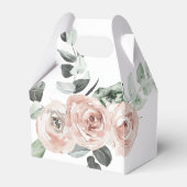 Blush Floral Eucalyptus Wedding Bedankdoosjes (Achterkant)