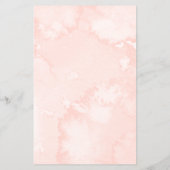 Blush Floral Gold Bridal Word Scramble Game Flyer (Achterkant)