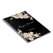 Blush Floral Gold Dot Speciaal geavanceerd Prayer Notitieboek (Rechterzijde)