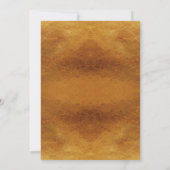 Blush Floral Gold Kalligrafie 50e Jubileum Kaart (Achterkant)