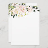 Blush Floral Mockup Kaart (Voorkant / Achterkant)
